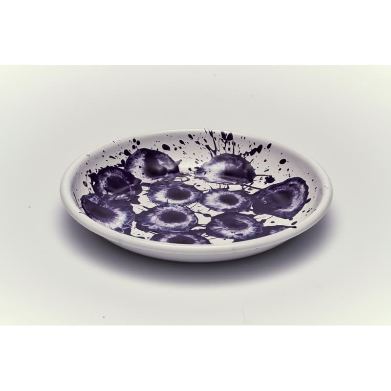 Тарелка 24,5*3,7см, фиолетовый, Floral Madness, Kapka