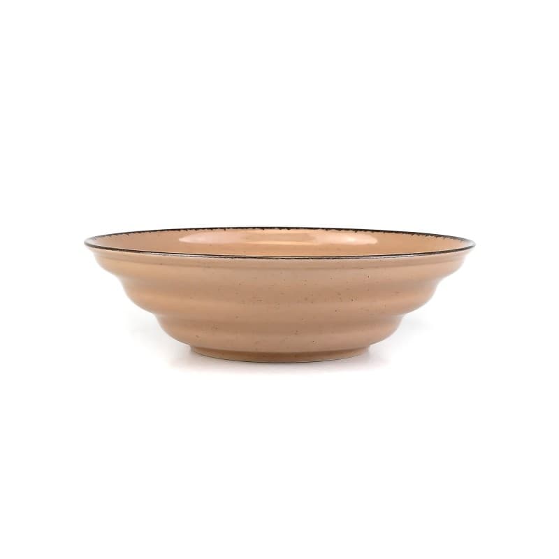 Салатник Tuana 23см, 1200мл, оранжевый, Pearl, Kutahya