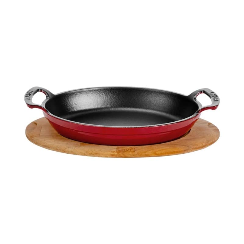 Блюдо Овальное 23x17см с ручками Lava, Цвет на выбор [12]