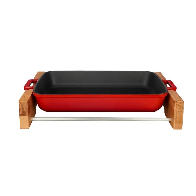 Жаровня и противень для выпечки Прямоугольный 22x30см с ручками Lava, Цвет на выбор [12]