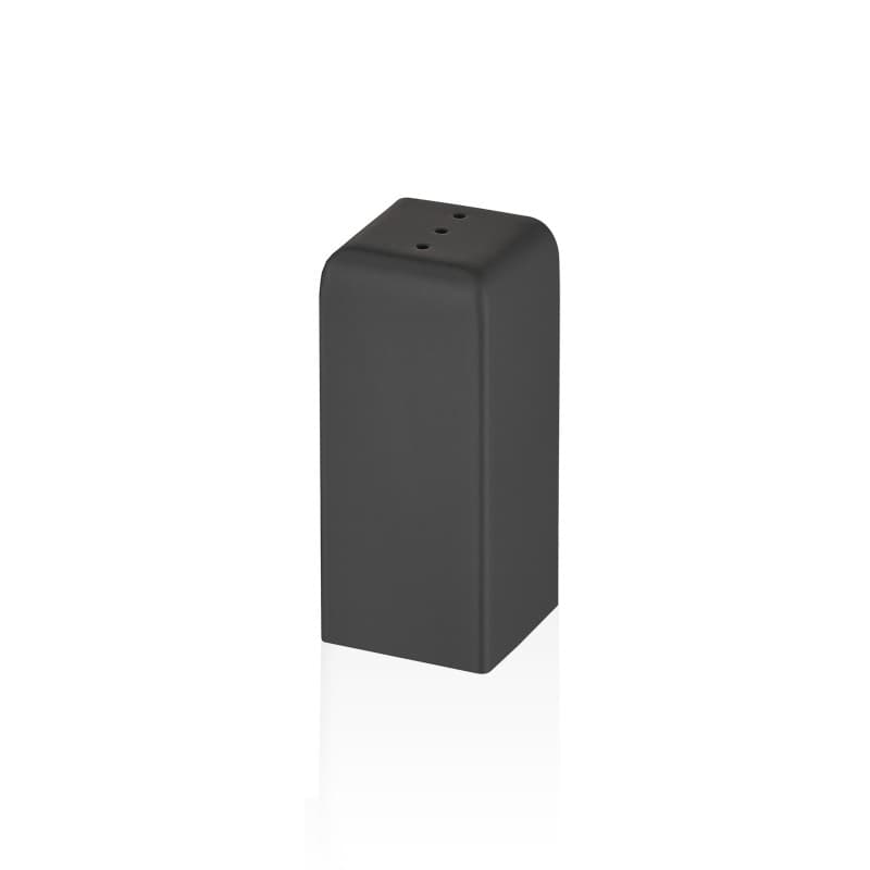 Солонка 3*3*6,5, матовый черный, Narin