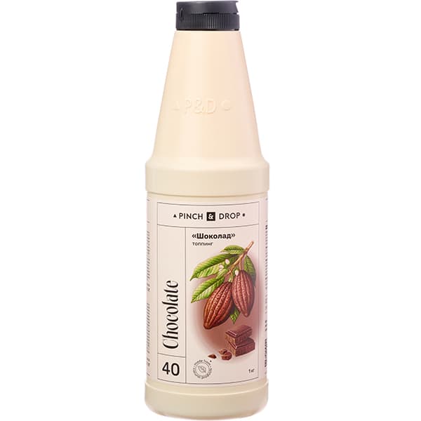 Pinch&Drop Топпинг «Шоколад» Pinch&Drop 1 кг (обновленный);пластик;D=25,H=26см