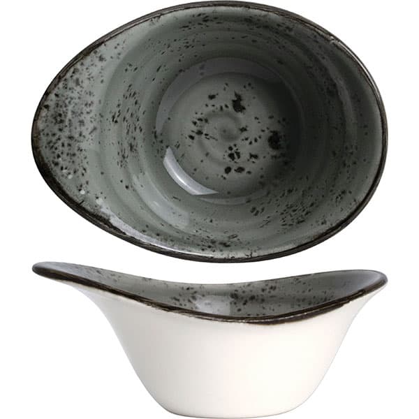 Steelite Салатник «Урбан»;фарфор;125мл;,H=55,L=130мм;тем.сер.