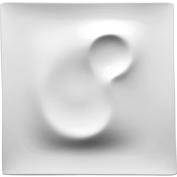 Steelite Блюдо сервировочное «Крушиал Дэт»;фарфор;,H=3,L=28,B=28см;белый