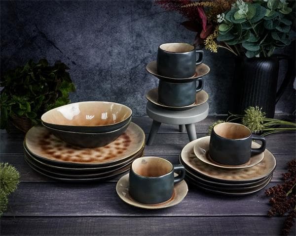Набор посуды/сервиз столовый Cosy & Trendy Laguna Old Rose 18 предметов ,керамика