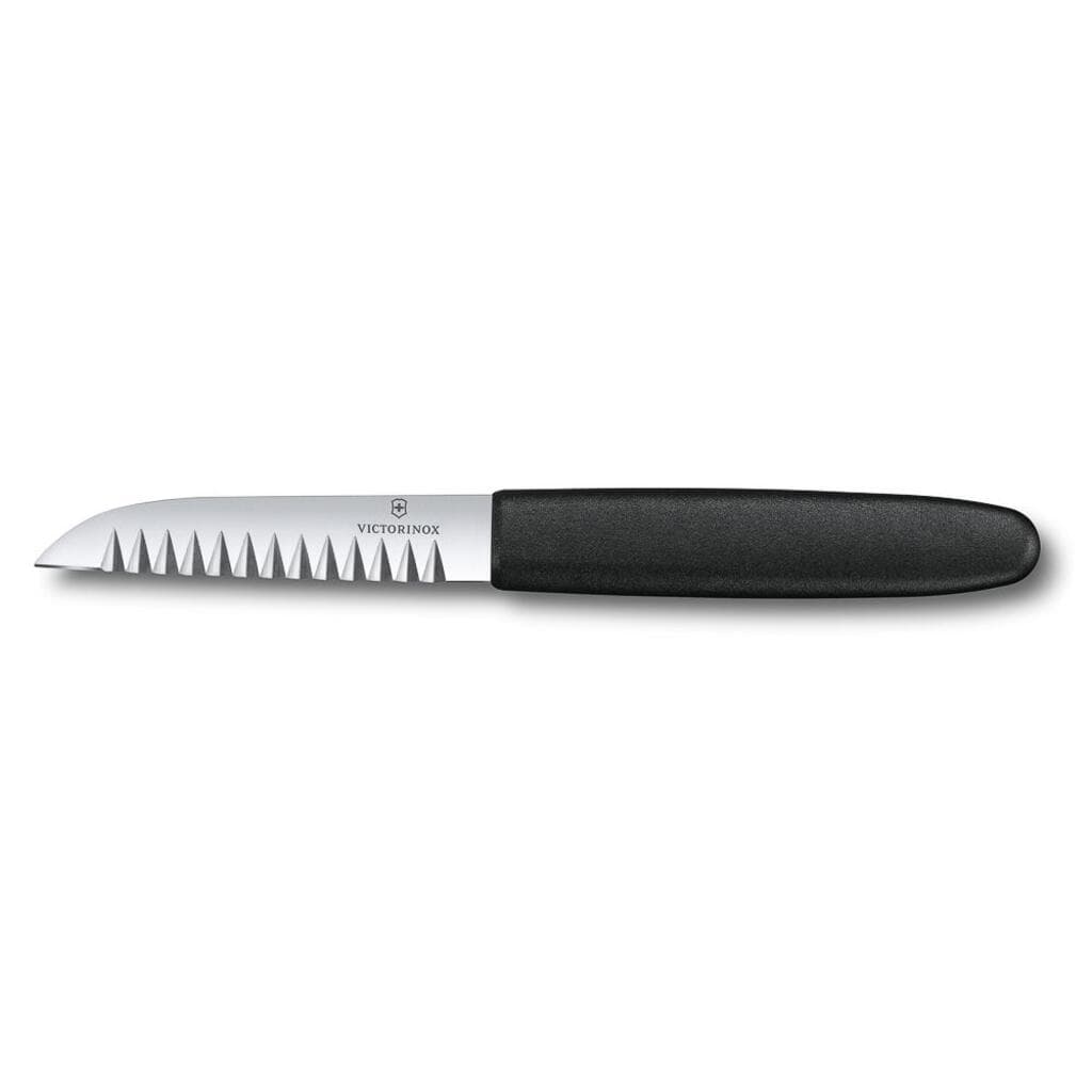Нож для карвинга 8,5 см черная пластиковая ручка Victorinox