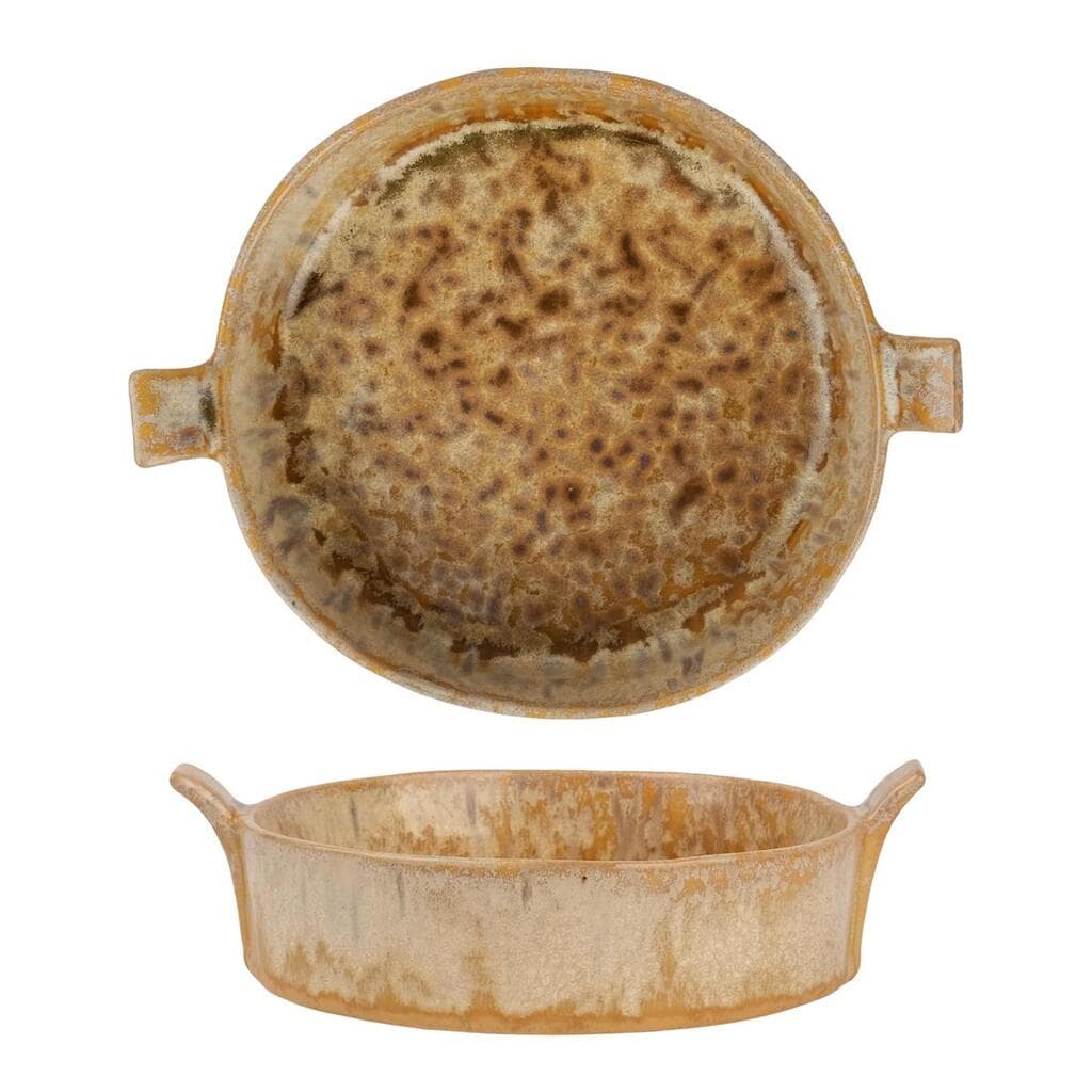 Блюдо для подачи с ручками P.L. Proff Cuisine Light Brown Frutti di Mare 15,4*14,5 см h4 см 450 мл