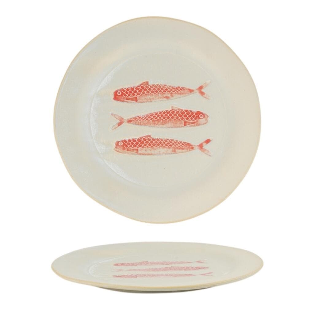 Тарелка P.L. Proff Cuisine Gray Shell Frutti di Mare Red Fish d 27,3 см h2 см