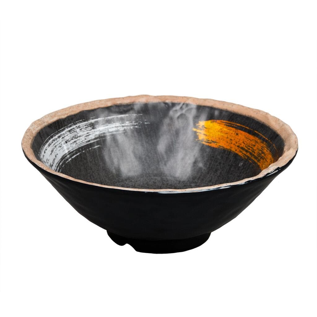 Салатник, миска для лапши, P.L. Proff Cuisine, Dark Texture Mel, 1450 мл, d 24 см, h 9.2 см