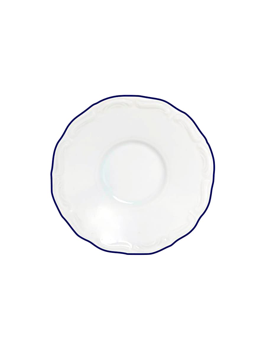 Блюдце, Porland, Maria with colored kant blue, 11 см