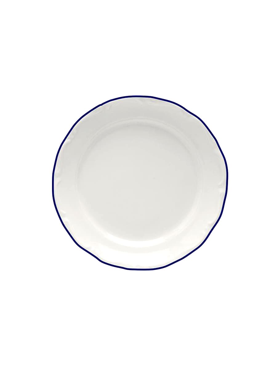 Тарелка мелкая, Porland, Maria with colored kant blue, 18 см
