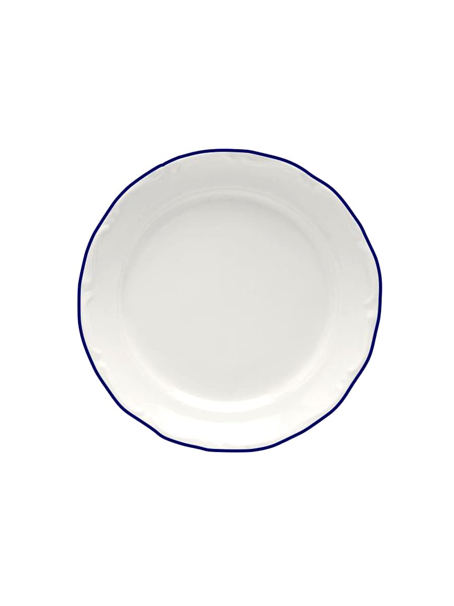 Тарелка мелкая, Porland, Maria with colored kant blue, 23 см