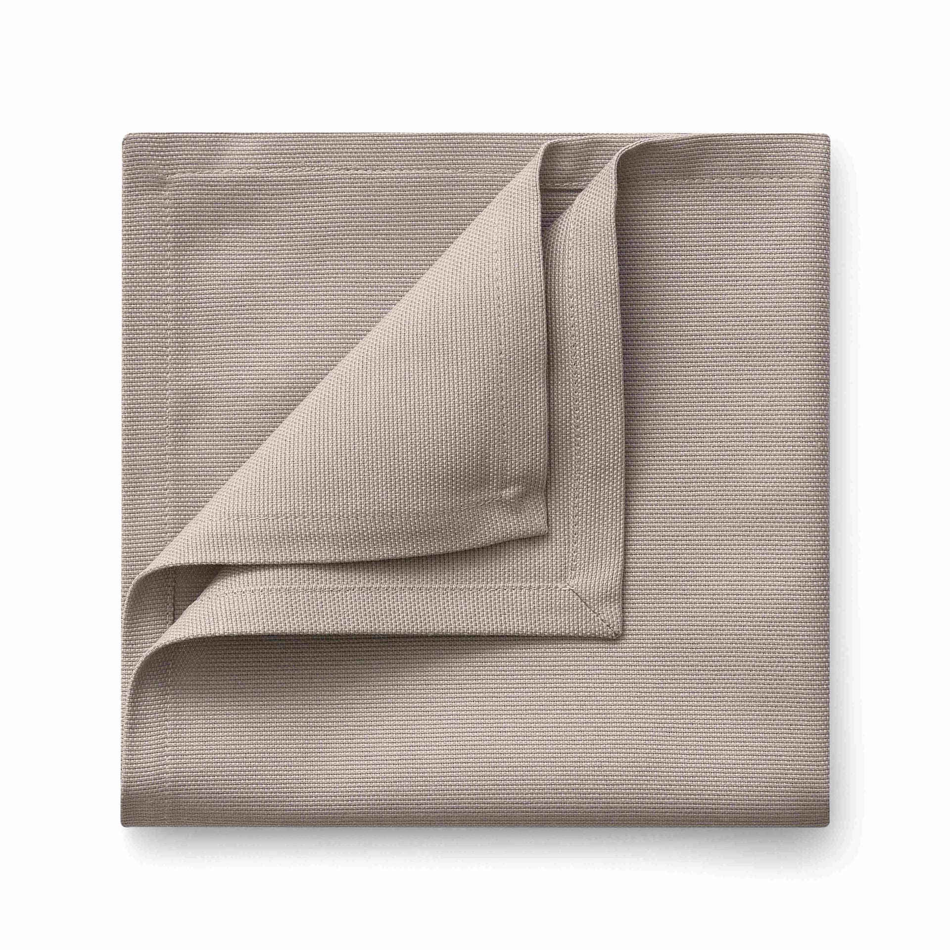 Салфетка текстурная светло-серая, Crystals Textile, 40 x 40 см