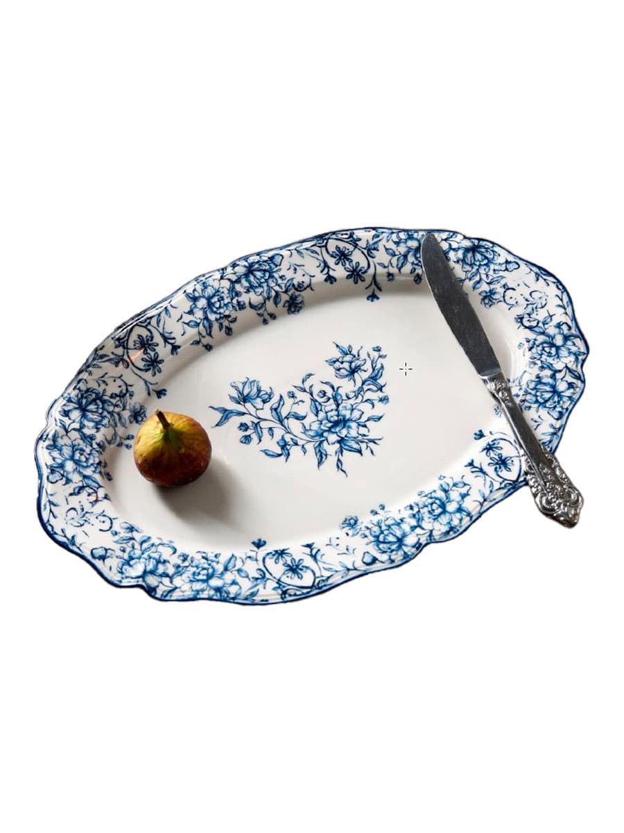 Блюдо, Tudor, Blue Jardin, 30 см