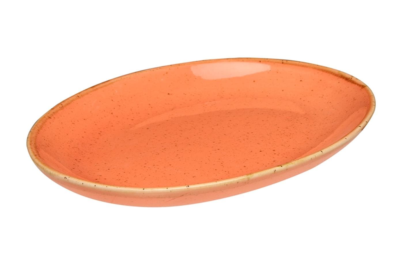 Блюдо овальное, Porland, Seasons Orange, 36x27 см