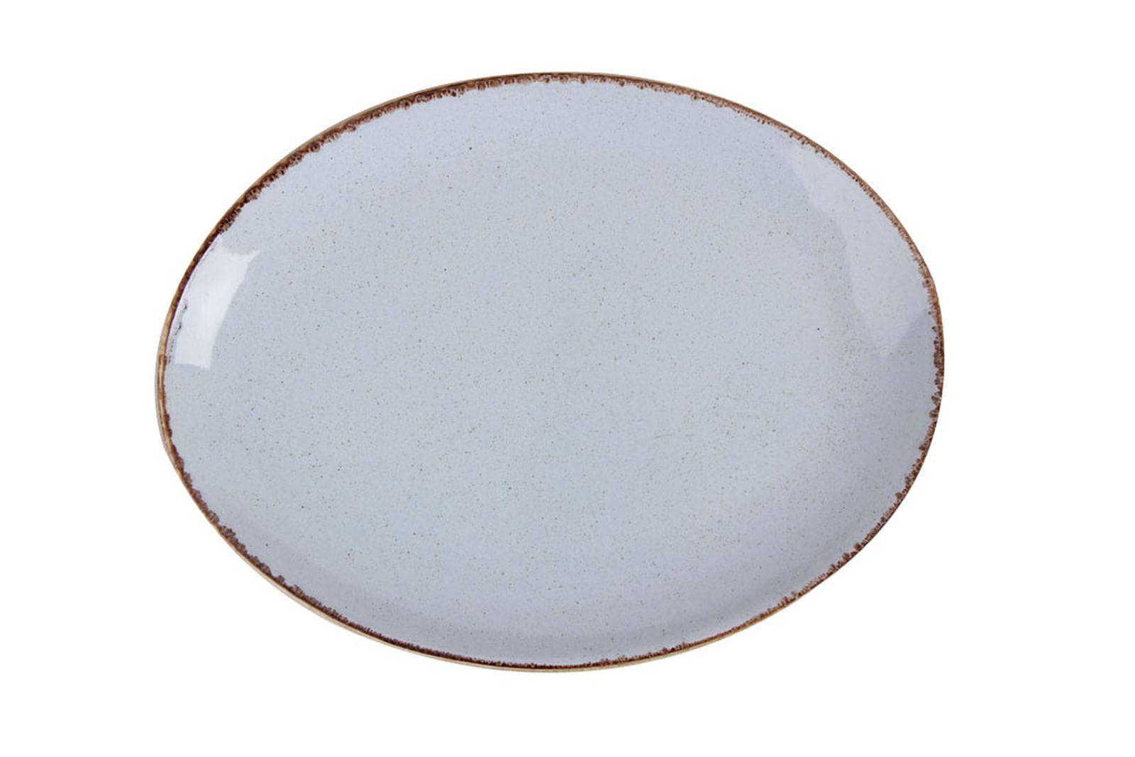 Блюдо овальное, Porland, Seasons Grey, 36x27 см
