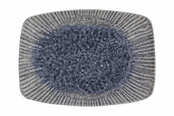 Блюдо прямоугольное, Porland, Iris Blue, 32х23 см