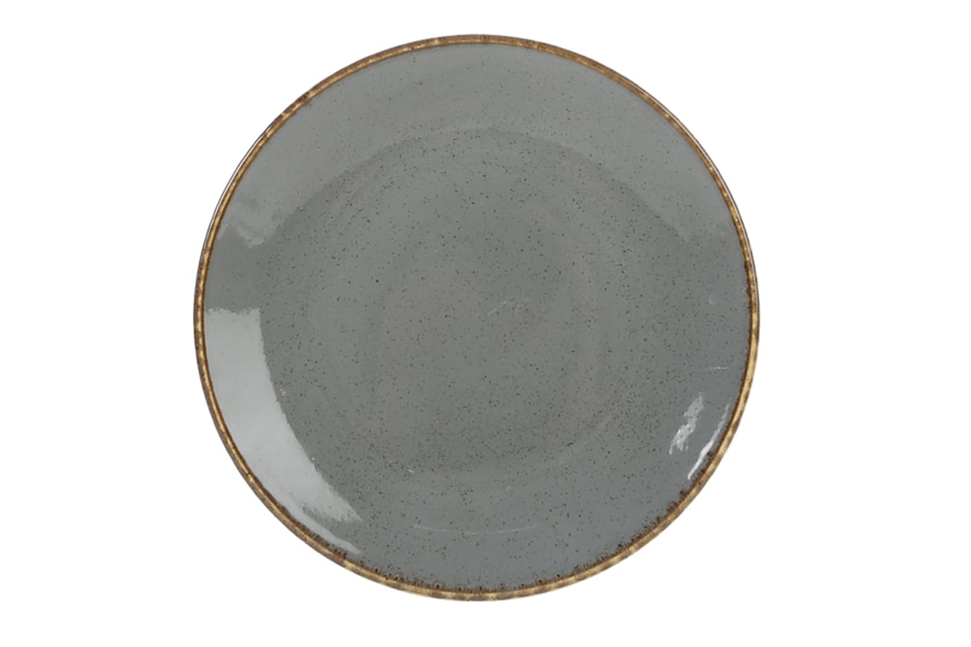 Тарелка плоская, Porland, Seasons Dark Grey, 28 см