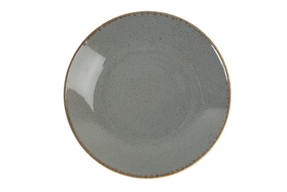 Тарелка полуглубокая, Porland, Seasons Dark Grey, 26 см