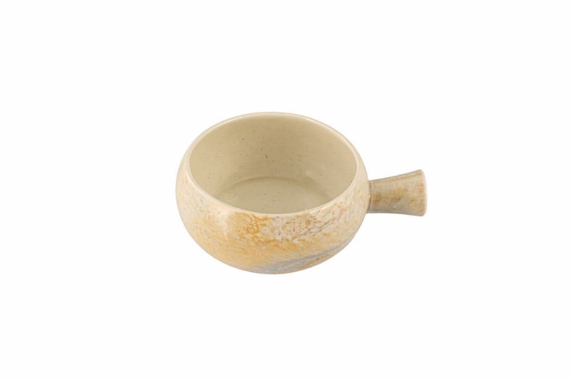 Салатник с ручкой, Porland, STONEWARE PEARL, 14/18 х 6,3 см