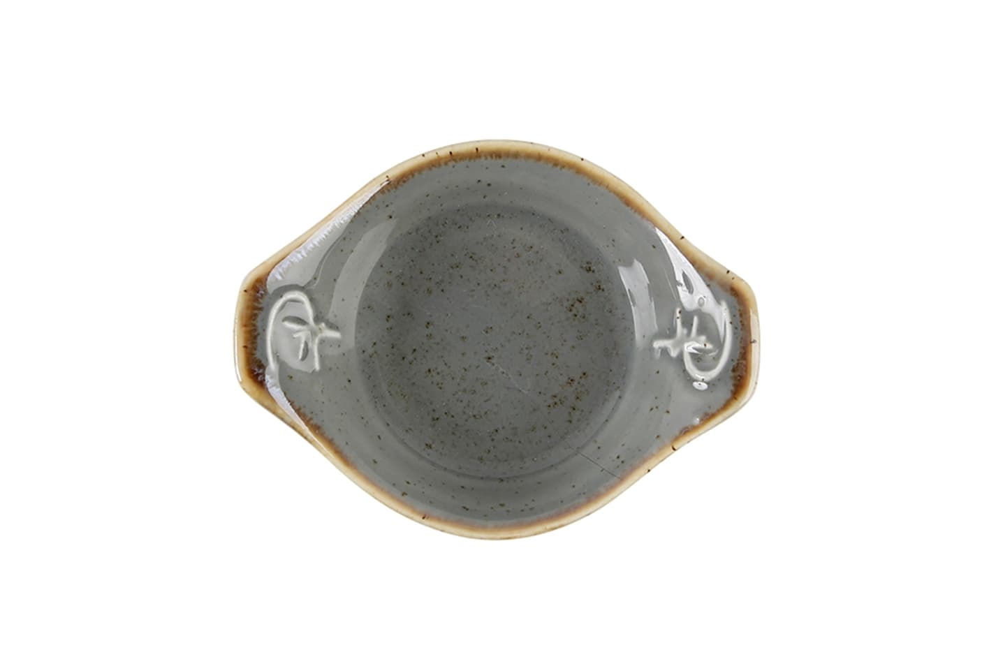 Соусник с ручками, Porland, Seasons Dark Grey, 7 см